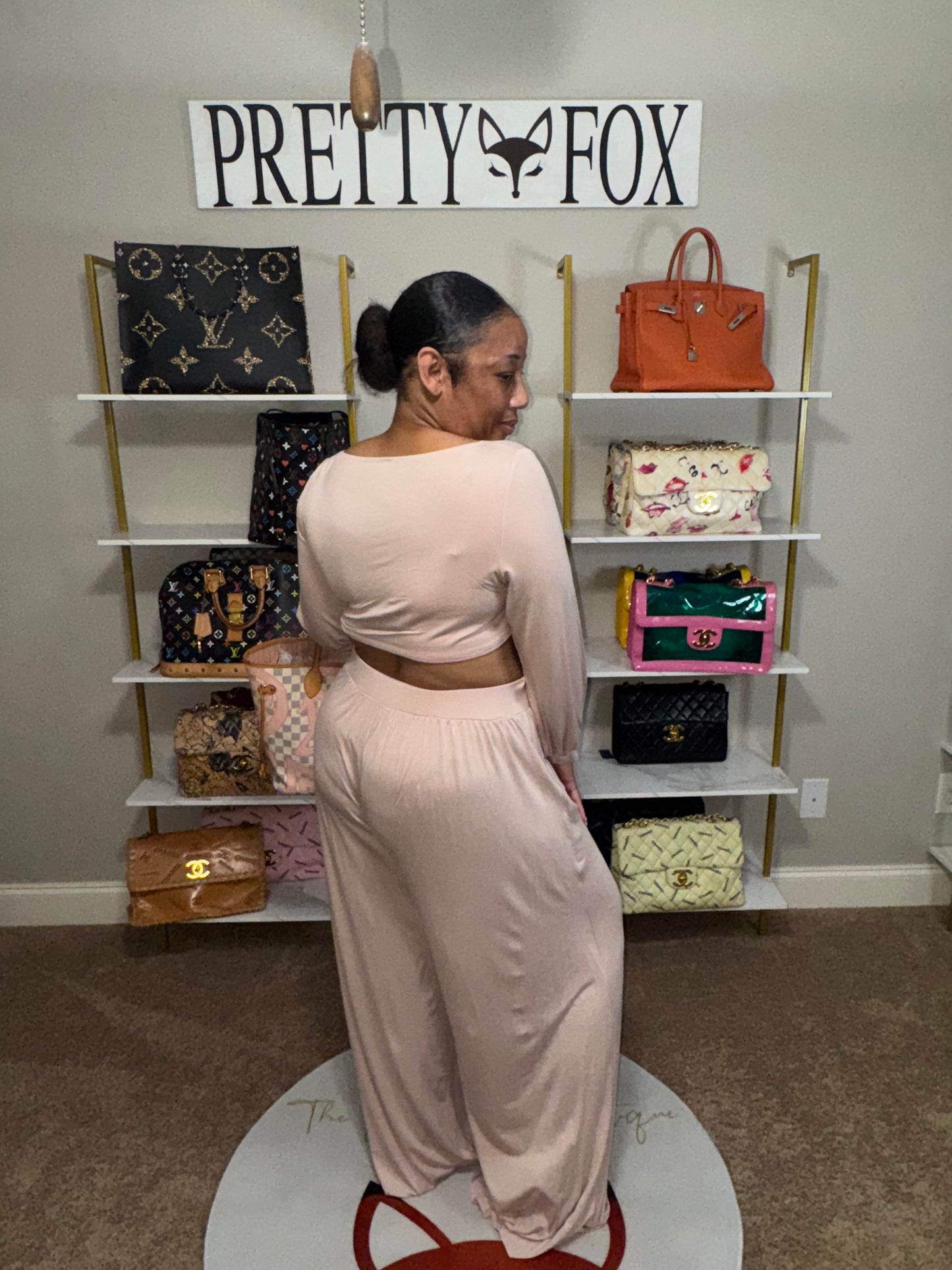 Curvy Girl Miss Me With It 2 piece set