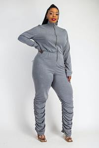 Heather Grey Jumpsuit