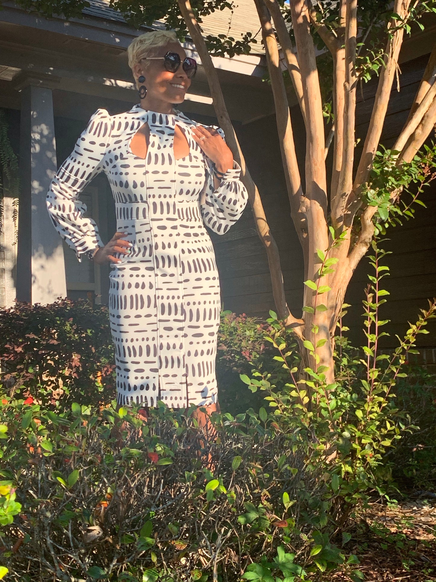 Make A Statement Peekaboo Dress