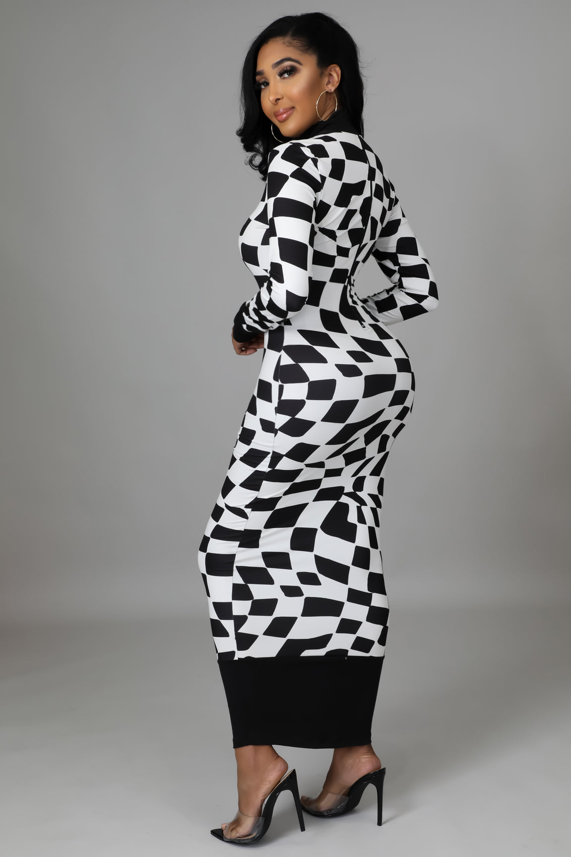 Checkers Not Chess Bodycon Dress