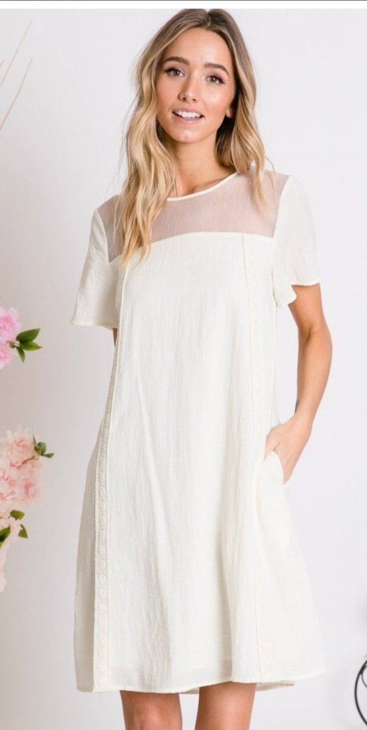 crochet lace shift dress Vintage Handmade Crochet Shift Dress Selected By Afterlife Boutique