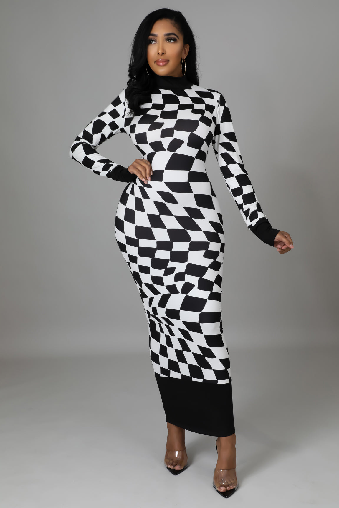 Checkers Not Chess Bodycon Dress