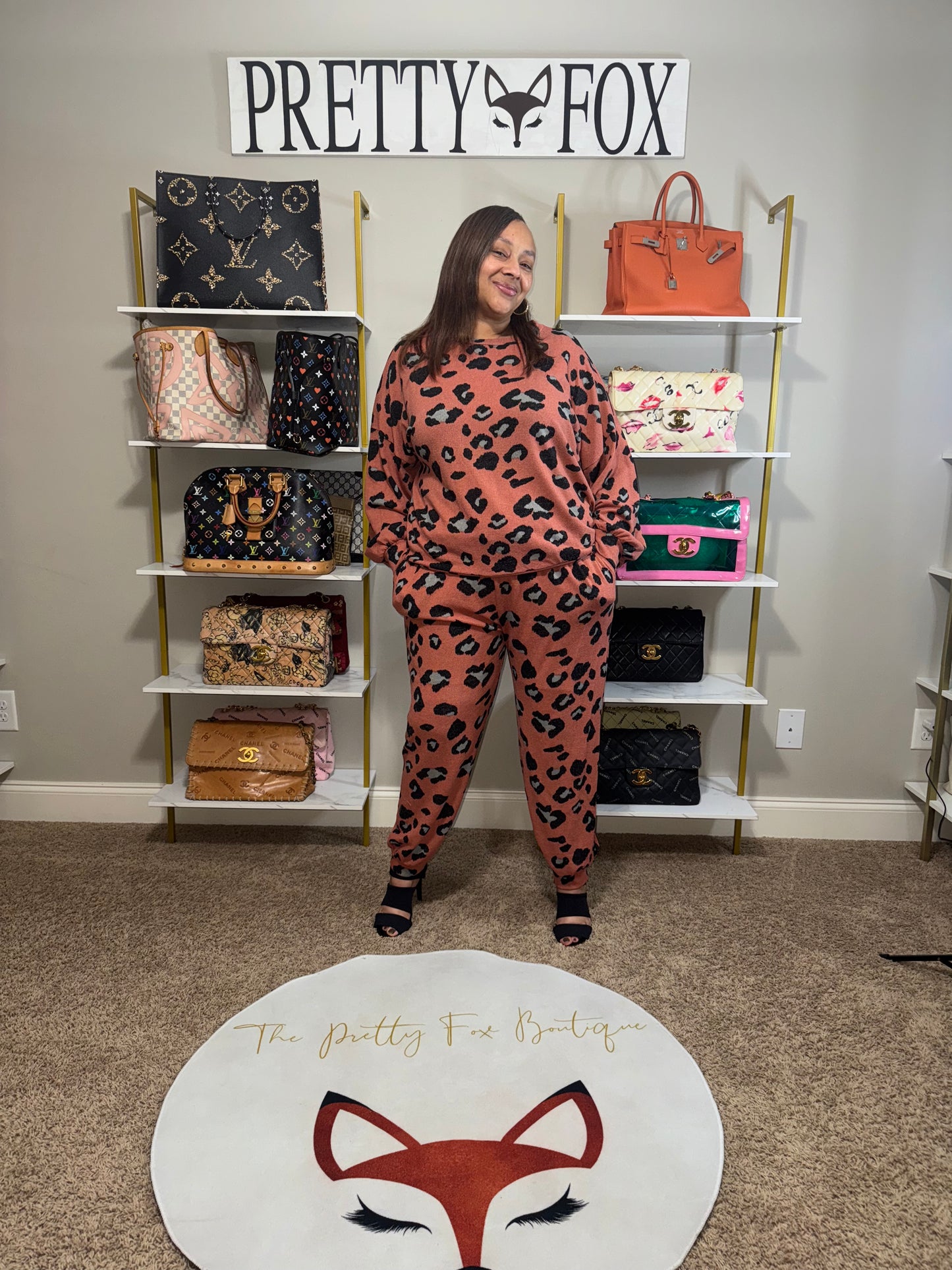 Curvy Girl 2 piece Safari set