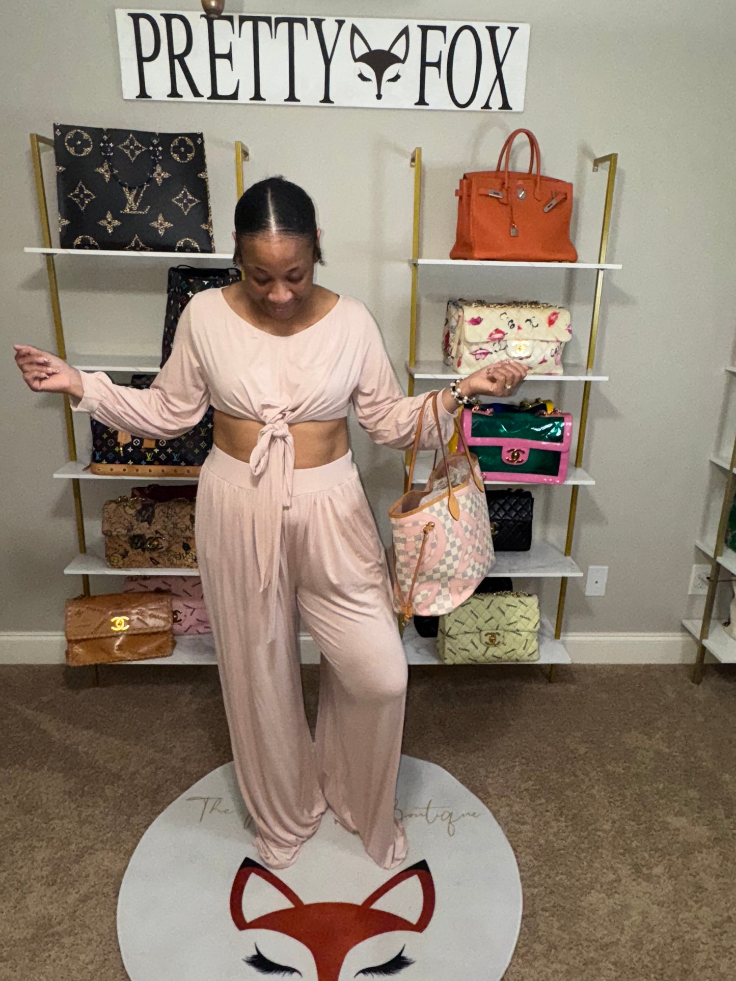 Curvy  Girl Miss Me With It 2 piece set