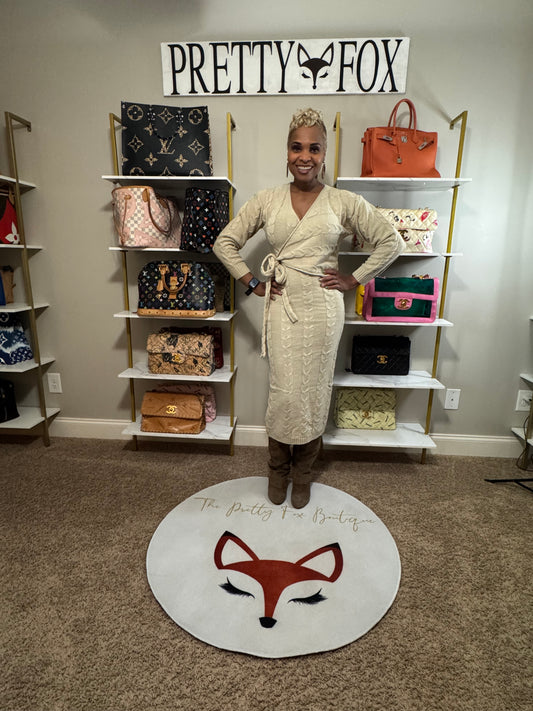 Sweater Me  Wrap Dress