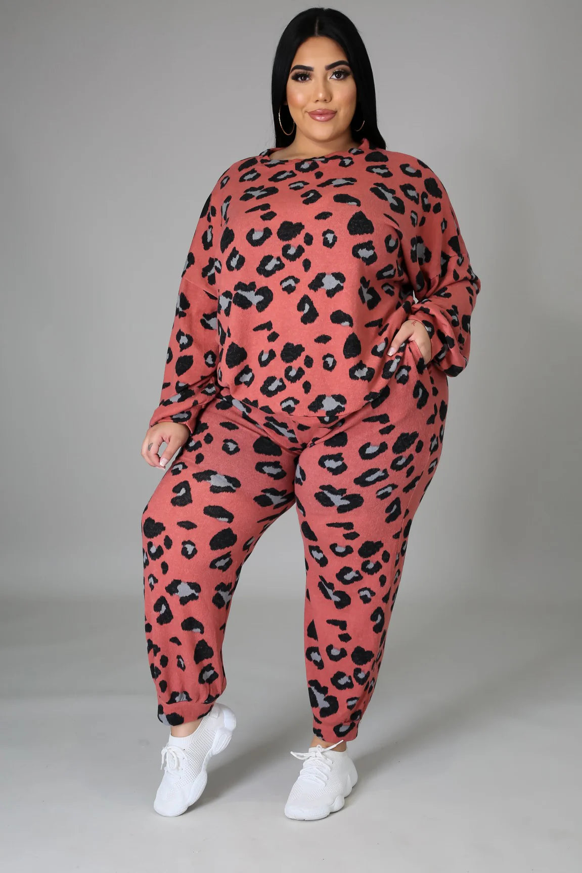 Curvy Girl 2 piece Safari set