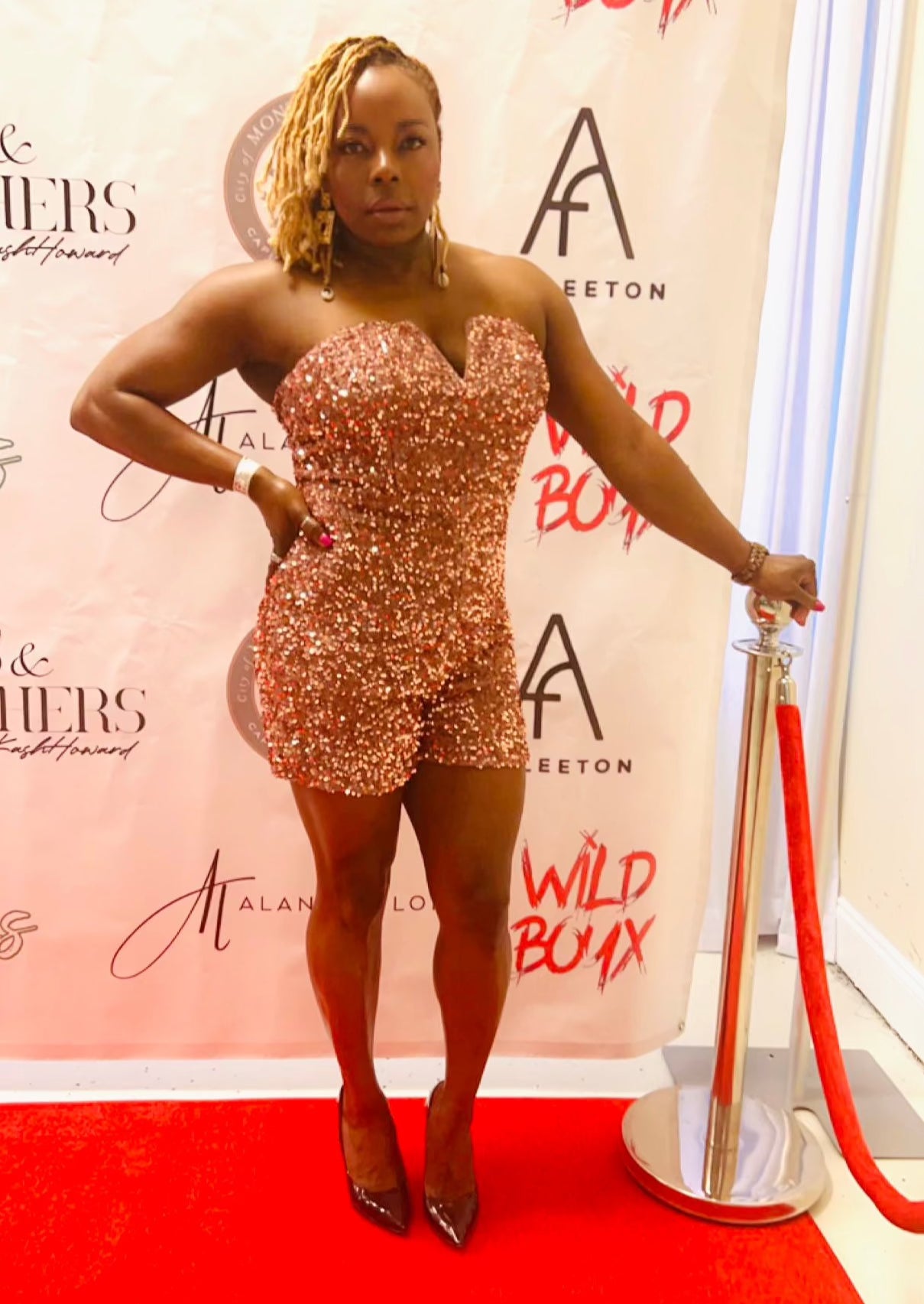 They Call Me Mrs TurnerRoseGold Romper
