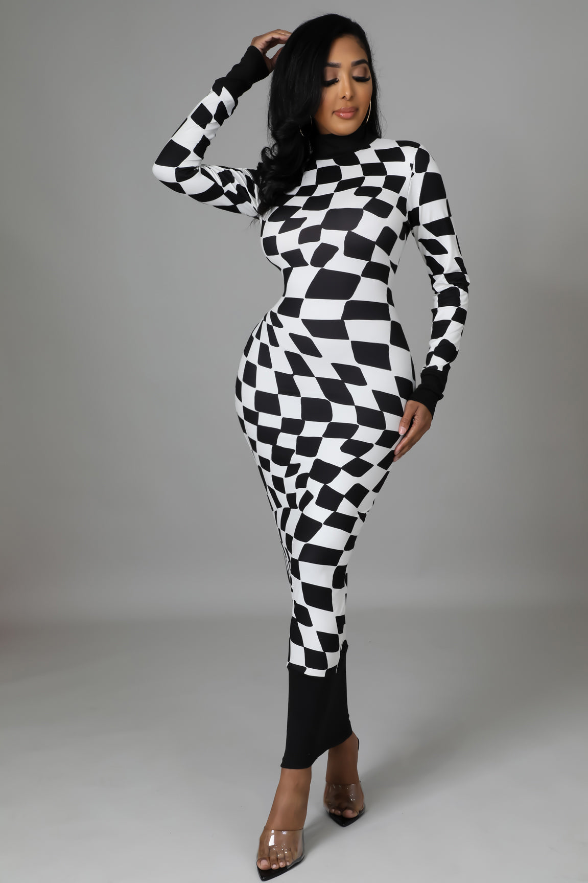 Checkers not Chess Bodycon Dress